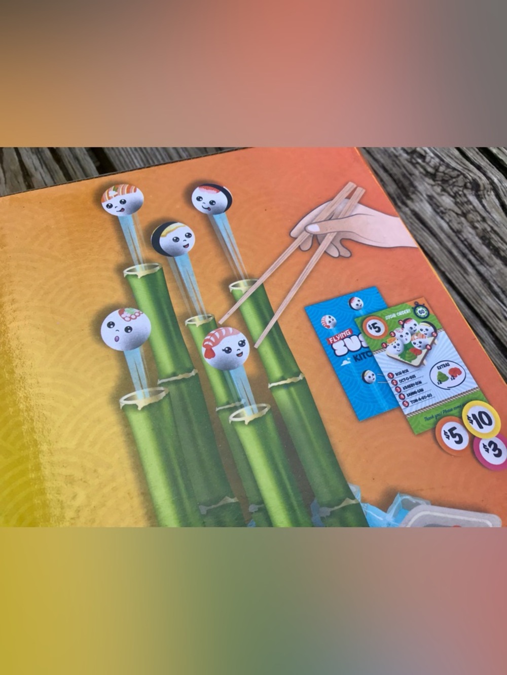 Flying Sushi Kitchen Fun Hover Rice Ball Family Game Night Fun Games - Picture 4 of 16